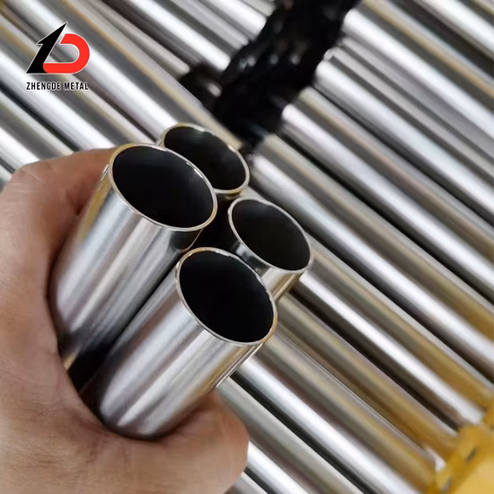 Round Stainless Steel Pipe ASTM A270 A554 SS304 316L 316 310S 440 1.4301 321 904L 201 Square Pipe Inox Ss Seamless Tube