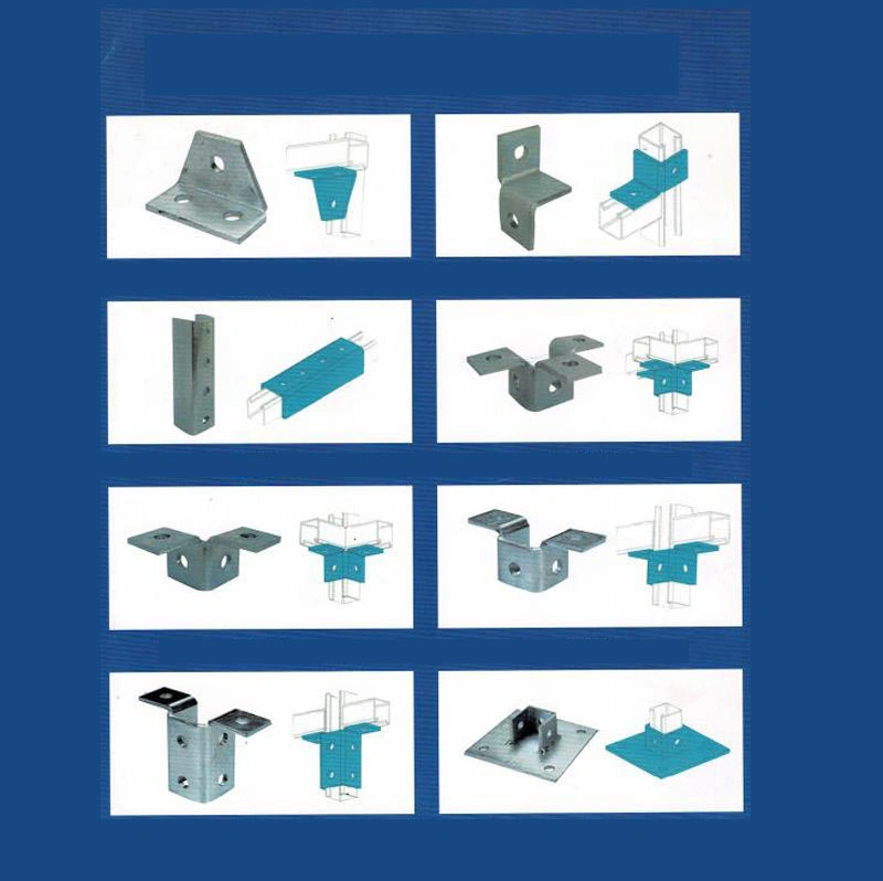 Channel Steel Gusset Plate / Section Steel Huasi/ Seismic Support Connector