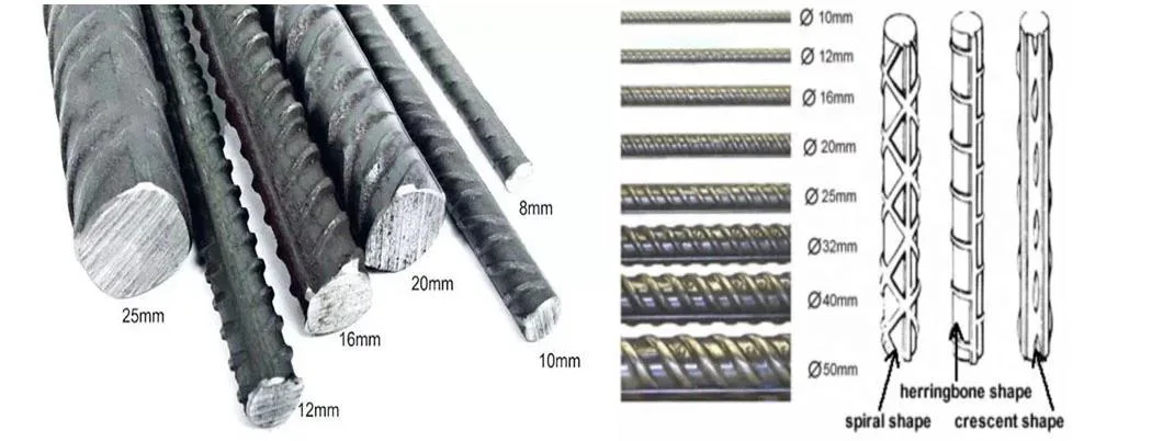 Hot Rolled Gr60 HRB400 HRB500 Hrb600 B400awr B400bwr 6mm/9mm/12mm Building Material Carbon Steel Rebar