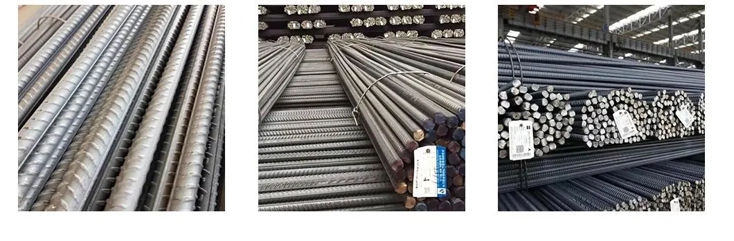 Hot Rolled Gr60 HRB400 HRB500 Hrb600 B400awr B400bwr 6mm/9mm/12mm Building Material Carbon Steel Rebar