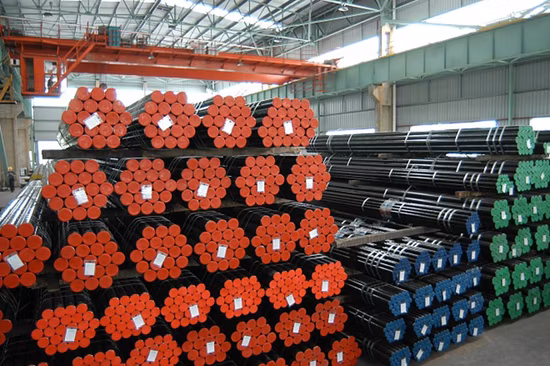  ASTM A106/A53 API 5L Gr.  B Tubo de aço sem costura de laminação a frio/laminação a quente de 21 mm a 609,6 mm
