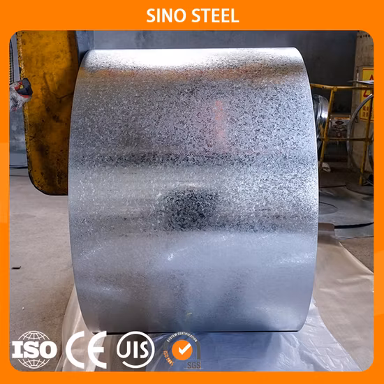 Dx51d Z40-275 Bobina de aço galvanizado por imersão a quente para materiais de cobertura preço de fábrica
